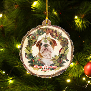 Xmas Bulldog Ornaments Set, Merry Woofmas Ornaments Set, Funny Christmas Ornaments Family Gift Idea For Dog Lover