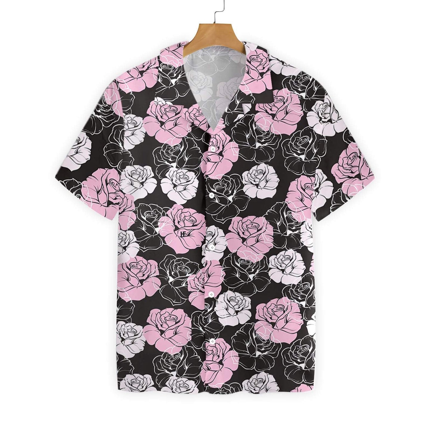 Pink And White Flower Design Hawaiian Shirt, Hawaiian Shirt Gift, Christmas Gift
