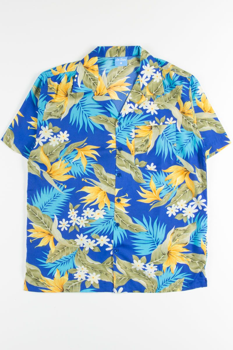 Birds Of Paradise Floral Hawaiian Shirt,Hawaiian Shirt Gift, Christmas Gift
