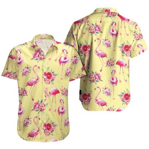 Flamingo Hawaiian Shirt Summer, Hawaiian Shirt Gift, Christmas Gift