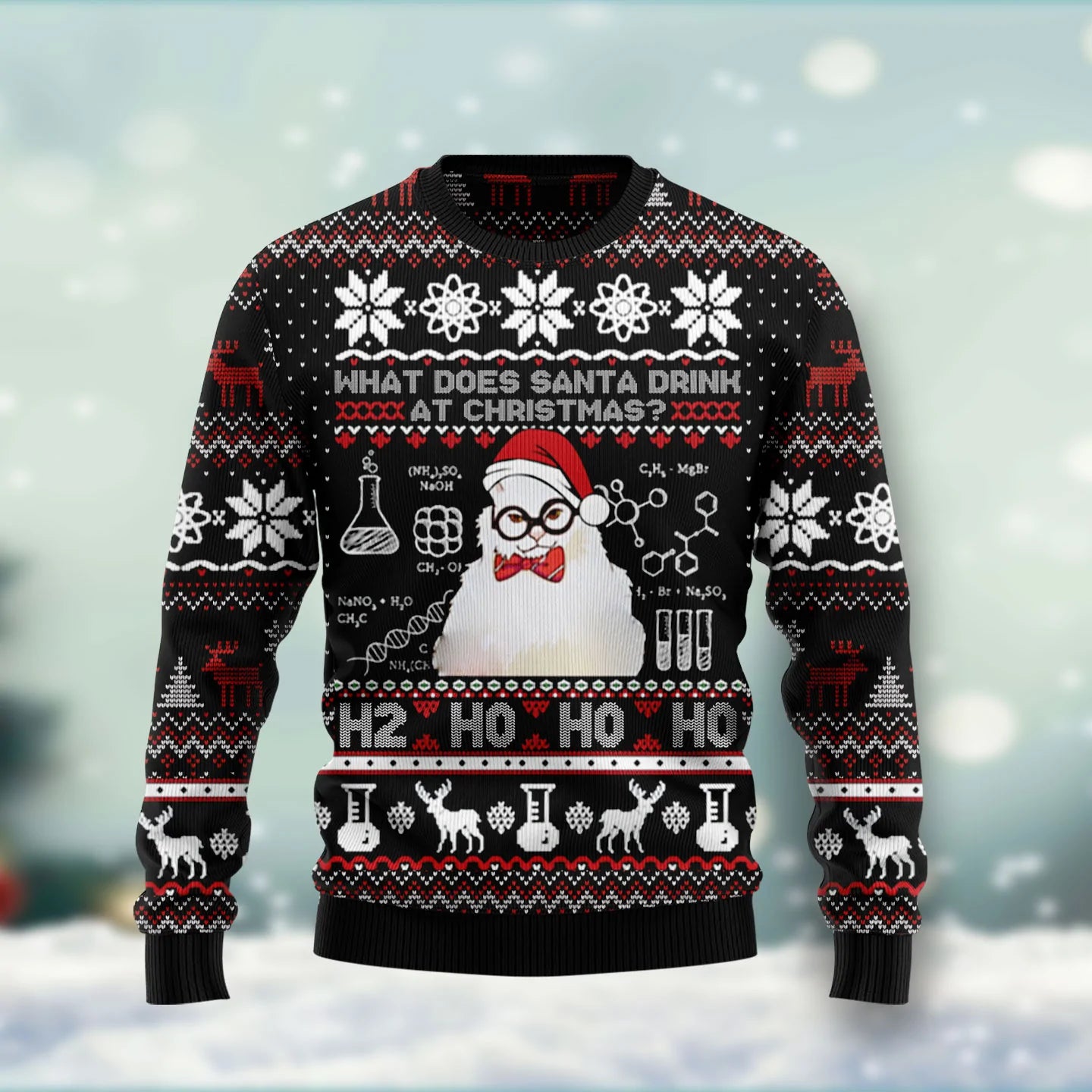 What Does Santa Drink At Christmas Ugly Christmas Sweater, Christmas Gift,Gift Christmas 2024