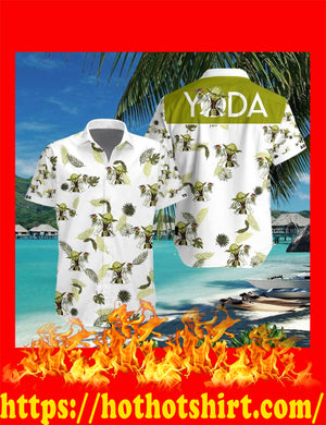 Yoda 3D Hawaiian Shirt, Hawaiian Shirt Gift, Christmas Gift