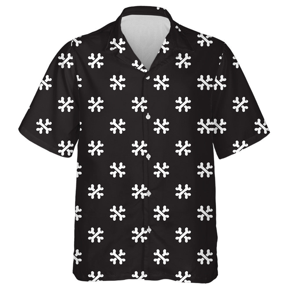 Cross Bone Dog Pirate Halloween Isolated Background Hawaiian Shirt, Hawaiian Shirt Gift, Christmas Gift