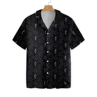 Ideal Seamless High Tech Ethereum Cryptocurrency Design Hawaiian Shirt, Hawaiian Shirt Gift, Christmas Gift