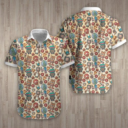 Cartoon Hawaiian Shirt, Hawaiian Shirt Gift, Christmas Gift