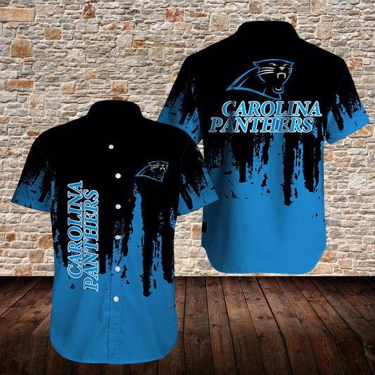 Carolina Panthers Hawaiian Shirt _Hawaiian Shirt Gift, Christmas Gift