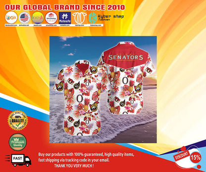 Ottawa Senators Hawaiihemd, Hawaiihemd Geschenk, Weihnachtsgeschenk
