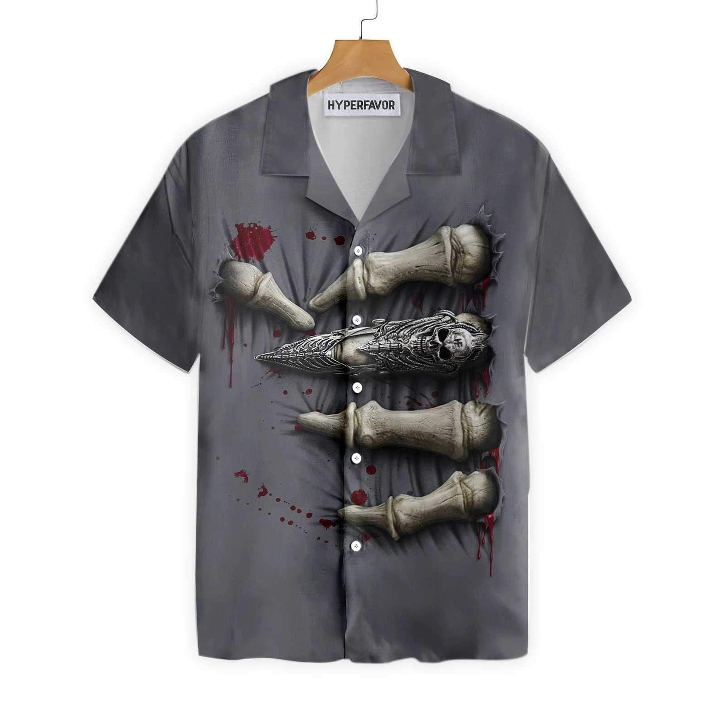 Death Hand Halloween Shirt Hawaiian ShirtHawaiian Shirt Gift, Christmas Gift