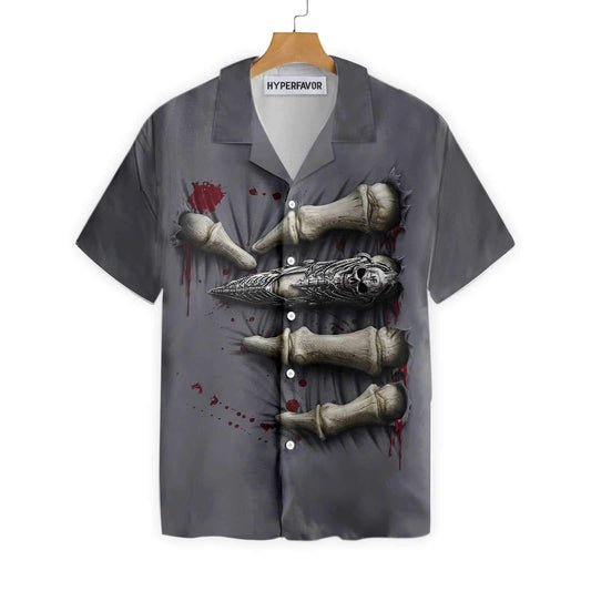Death Hand Halloween Shirt Hawaiian ShirtHawaiian Shirt Gift, Christmas Gift