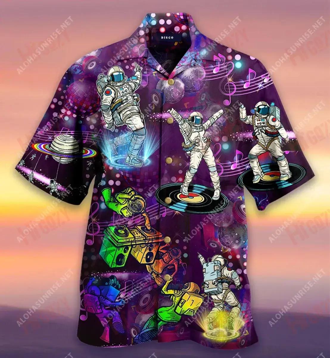Everybody Needs A Little More Disco Short Hawaiian Shirt Ocean Aloha Shirt Best Hawaiian Shirts Funny Hawaiian Shirts, Hawaiian Shirt Gift, Christmas Gift