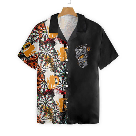 Let's Play Darts And Drink Beer Design Hawaiian Shirt, Hawaiian Shirt Gift, Christmas Gift