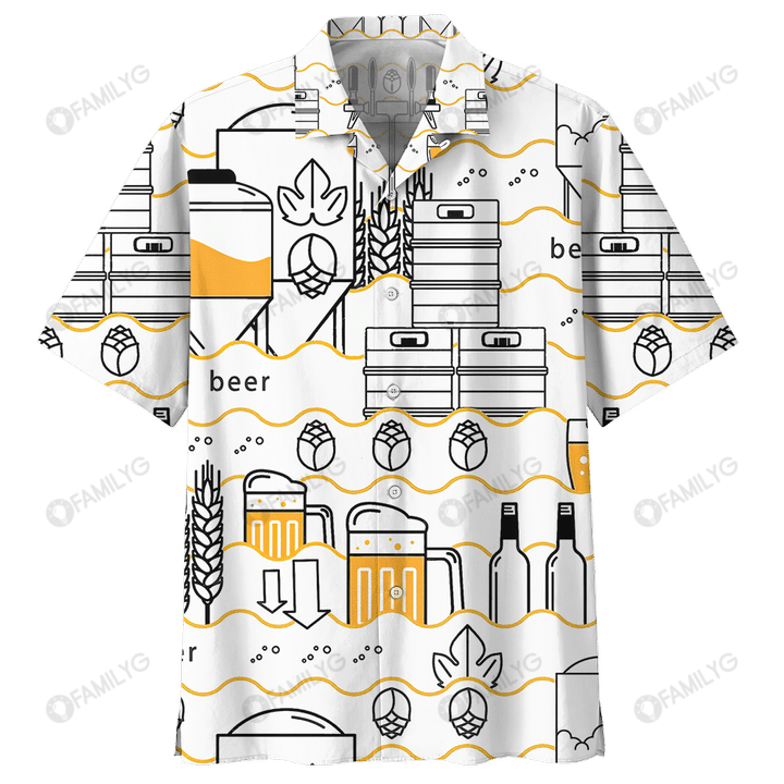 Beer Craft - Beer Hawaiian Shirt,Hawaiian Shirt Gift, Christmas Gift