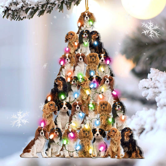 Cavalier King Lovely Tree Gift For Cavalier Lover Gift For Dog Mom Ornament, Christmas Gift,Christmas Decoration