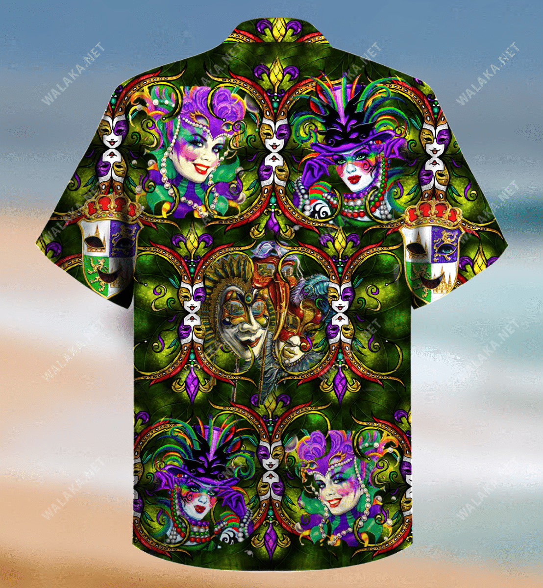 Happy Mardi Gras 2021 Hawaiian Shirt, Hawaiian Shirt Gift, Christmas Gift