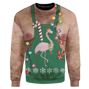 Flamingo Ugly Christmas Sweater, Christmas Gift, Gift Christmas 2024