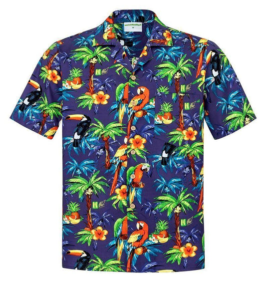 Hawaiian Parrots Multicolor Unique Design Hawaiian Shirt  For Men & Women  Adult, Hawaiian Shirt Gift, Christmas Gift