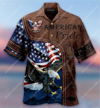 American Pride Patriotism Unisex Hawaiian Shirt, Christmas Gift