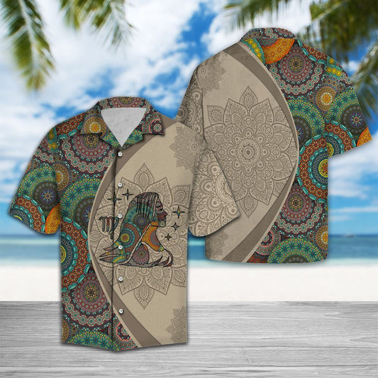 Mandala Flowers And Virgo Horoscope Sign Design Hawaiian Shirt, Hawaiian Shirt Gift, Christmas Gift