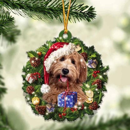 Labradoodle And Christmas Gift For Her Gift For Him Gift For Labradoodle Lover Ornament,Christmas Gift,Christmas Decoration