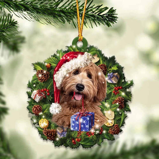 Labradoodle And Christmas Gift For Her Gift For Him Gift For Labradoodle Lover Ornament,Christmas Gift,Christmas Decoration