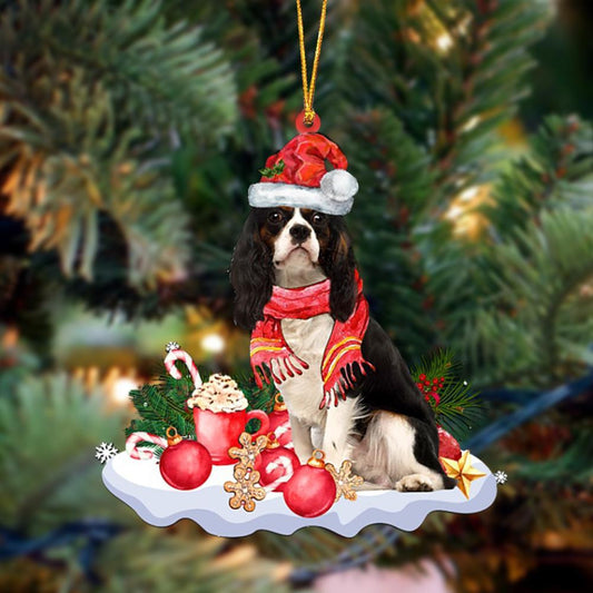 Cavalier King Charles Spaniel-Better Christmas Hanging Christmas Plastic Hanging Ornament, Happy Christmas Ornament, Christmas Gift, Christmas Decoration