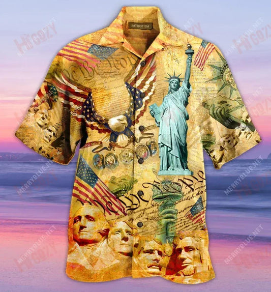I Love My Country Best Patriotism Short Hawaiian Shirt Vacation Tropical Shirts Hawaiian Crazy Shirts Funny Hawaiian Shirts, Hawaiian Shirt Gift, Christmas Gift