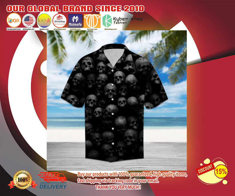 Skull Hawaiian Shirt, Hawaiian Shirt Gift, Christmas Gift