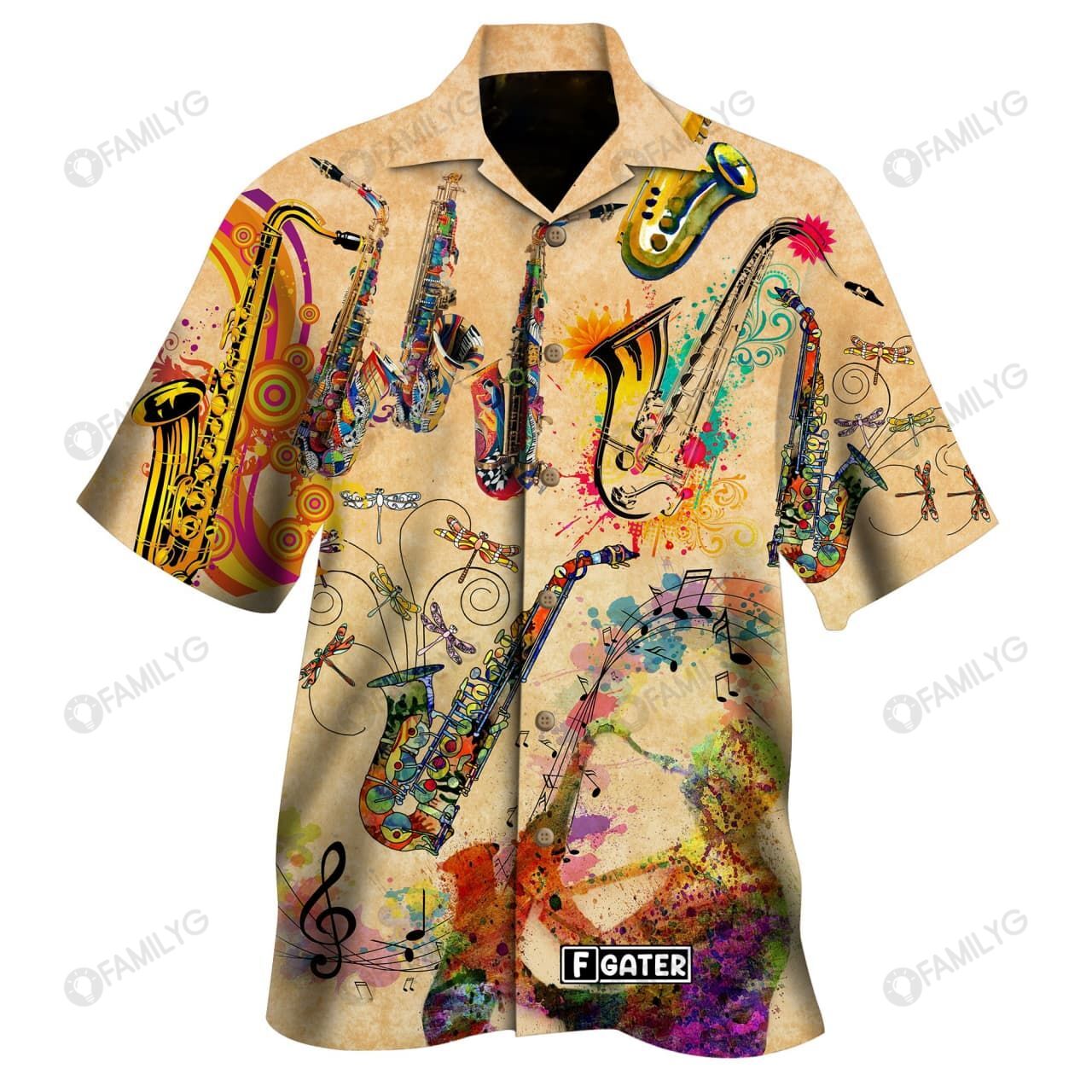 Saxophone Is My Life Hawaiian Shirt, Hawaiian Shirt Gift, Christmas Gift