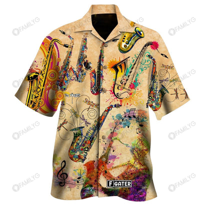 Saxophone Is My Life Hawaiian Shirt, Hawaiian Shirt Gift, Christmas Gift