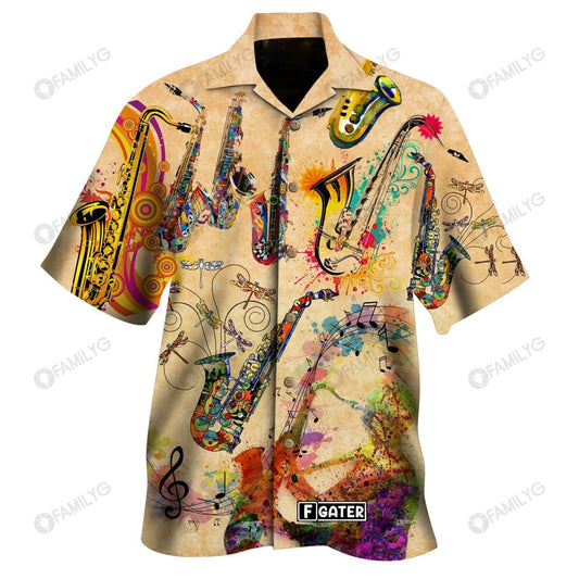 Saxophone Is My Life Hawaiian Shirt, Hawaiian Shirt Gift, Christmas Gift