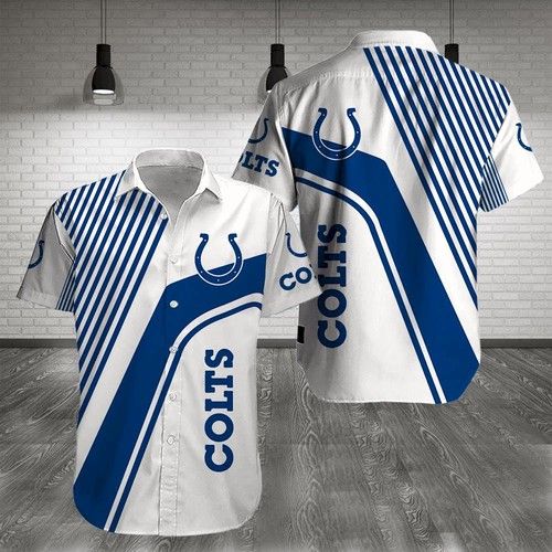 Indianapolis Colts Hawaiian Shirt, Hawaiian Shirt Gift, Christmas Gift
