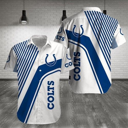 Indianapolis Colts Hawaiian Shirt, Hawaiian Shirt Gift, Christmas Gift