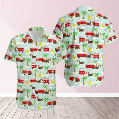 Peagle Pattern Print Design Hawaiian Shirt, Hawaiian Shirt Gift, Christmas Gift