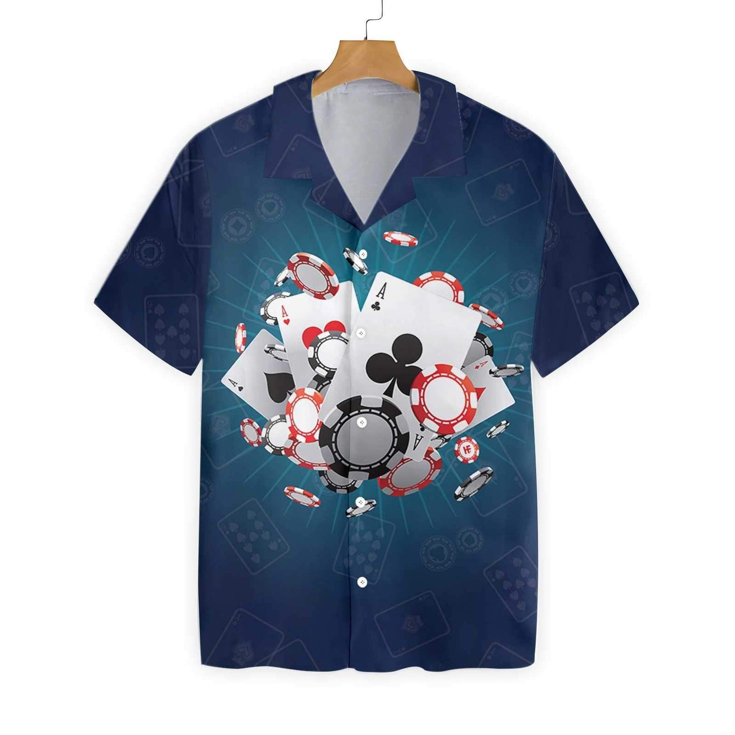 If You Can't Beat Them Bluff Them Design Hawaiian Shirt, Hawaiian Shirt Gift, Christmas Gift
