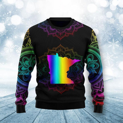 Awesome Minnesota Ugly Christmas Sweater, Christmas Gift, Gift Christmas 2024