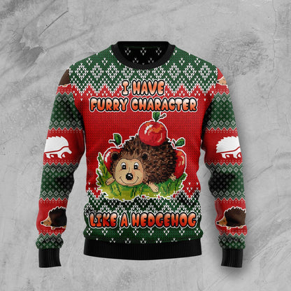 I Have A Furry Character Like A Hedgehog Ugly Christmas Sweater,Christmas Ugly Sweater,Christmas Gift,Gift Christmas 2022