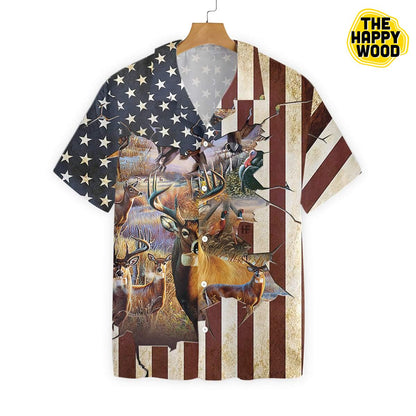 American Hunter Hawaiian Hawaii Shirt, Christmas Gift