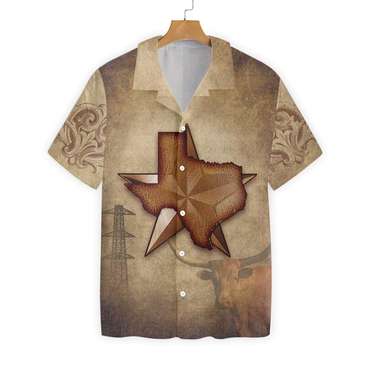 The Lone Star State Texas Hawaiian Shirt, Hawaiian Shirt Gift, Christmas Gift