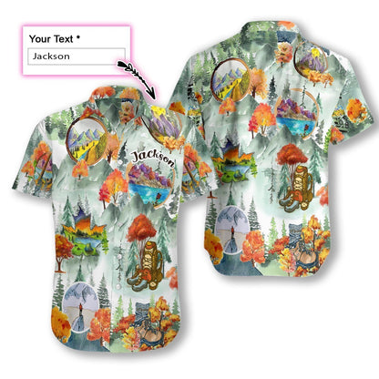 Hiking Ez15 2810 Custom Hawaiian Aloha Shirt Hawaiian Shorts Beach Short Sleeve, Hawaiian Shirt Gift, Christmas Gift