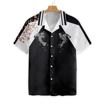 Fantastic Sukajan Style Koi Fish Hawaiian Shirt,Hawaiian Shirt Gift, Christmas Gift