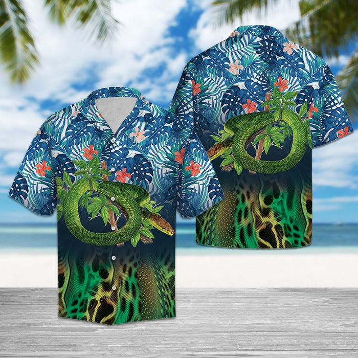 3D Snake Hawaiian Shirt, Hawaiian Shirt Gift, Christmas Gift