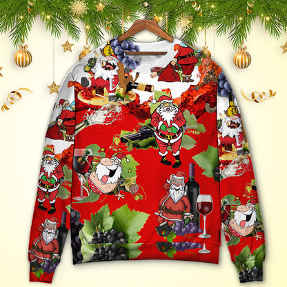 Christmas Santa Get Drunk At Christmas Party Ugly Christmas Sweater, Christmas Gift, Gift Christmas 2024