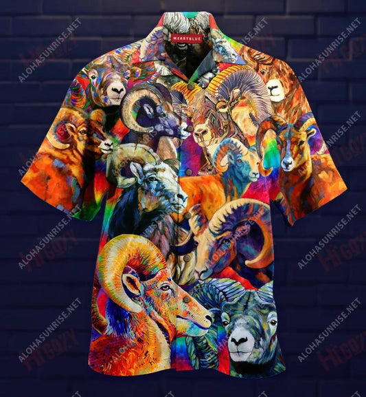 Colorful Beagle Bone Pattern Men'S All Over Print Hawaiian Aloha Shirt Hawaiian Shorts Beach Short Sleeve, Hwaiian For Gift