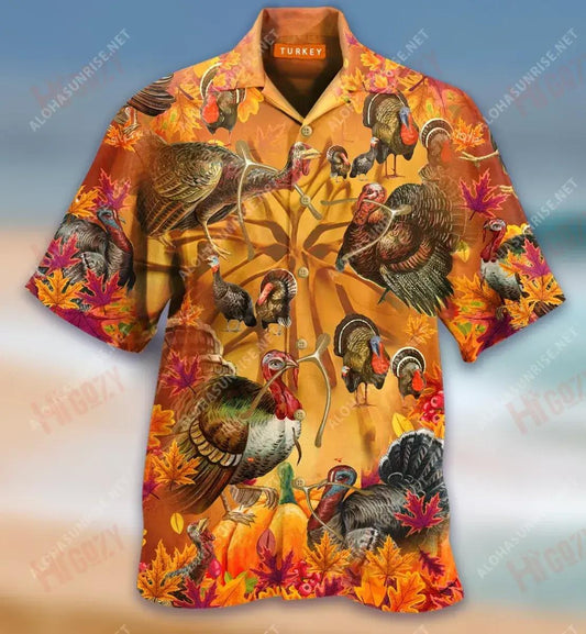 Happy Wishbone Thanksgiving Short Hawaiian Shirt Hobbies Hawaiian T Shirts Hawaiian Crazy Shirts Hawaiian Shirts For Men, Hawaiian Shirt Gift, Christmas Gift