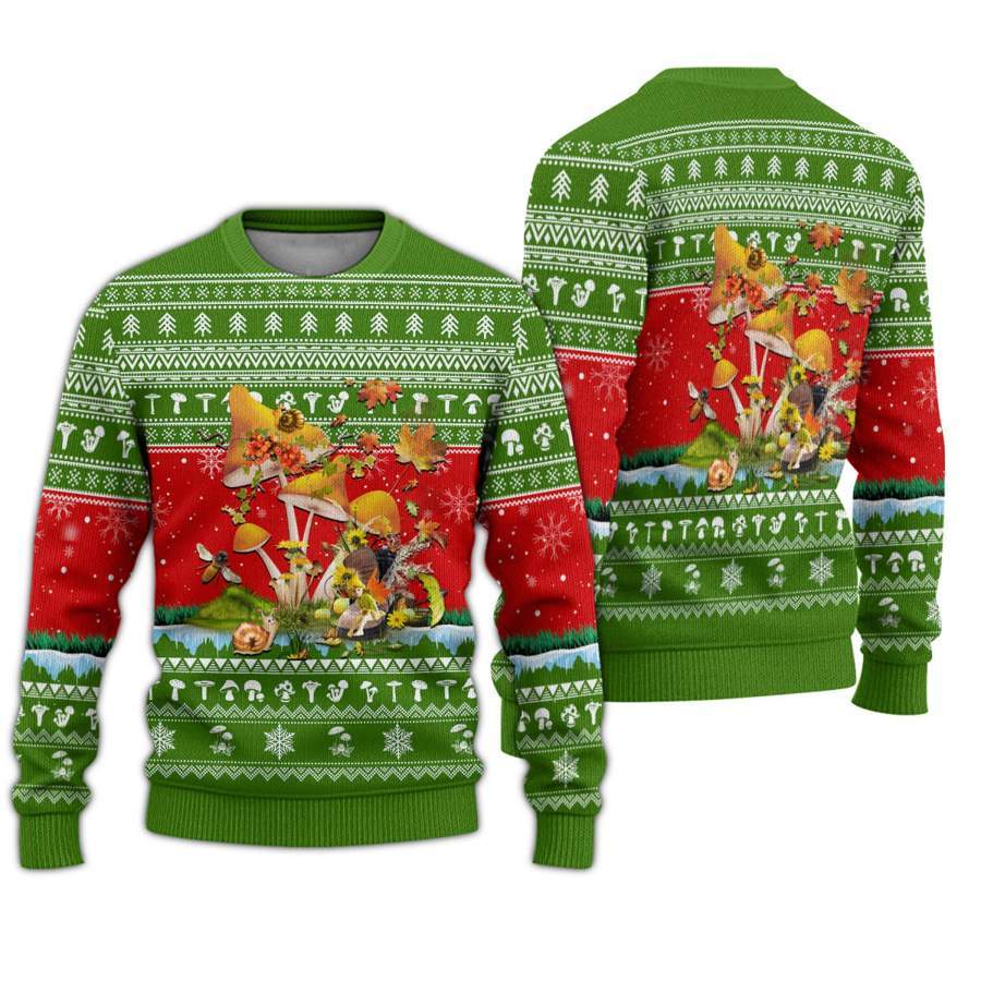 Amazing Mushroom Ugly Christmas Sweater, Christmas Ugly Sweater,Christmas Gift,Gift Christmas 2022