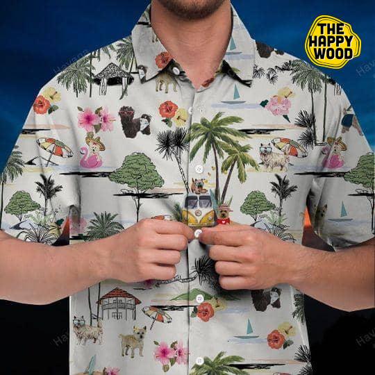 Cairn Terrier Hawaiian Shirt Hawaiian Shirt Hawaii Beach Retro, Hawaiian Shirt Gift, Christmas Gift