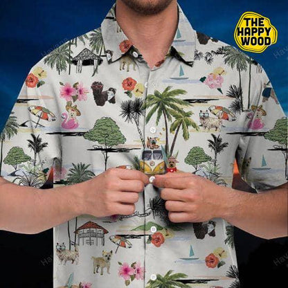 Cairn Terrier Hawaiian Shirt Hawaiian Shirt Hawaii Beach Retro, Hawaiian Shirt Gift, Christmas Gift