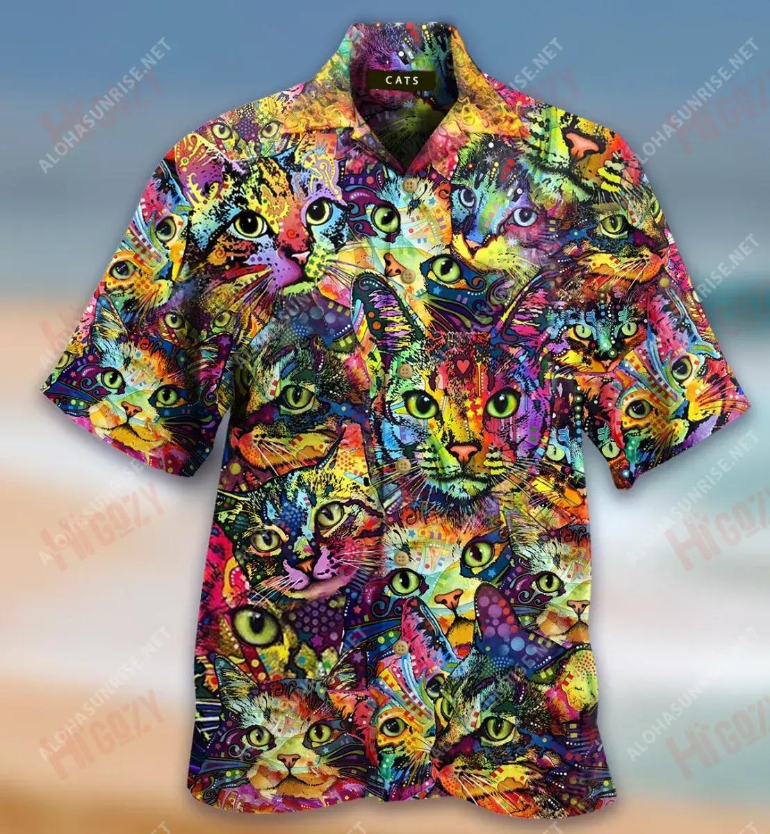 I Am A Cat Person Unisex Short Hawaiian Shirt Vacation Hawaiian T Shirts Hawaiian Crazy Shirts Crazy Shirts Hawaii, Hawaiian Shirt Gift, Christmas Gift