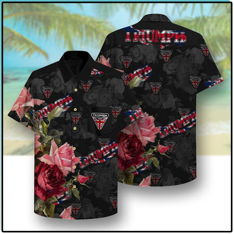 Triumph  Hawaiian Shirt, Hawaiian Shirt Gift, Christmas Gift