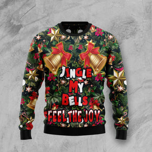 Jingle My Bells Feel The Joy Ugly Christmas Sweater,Christmas Ugly Sweater,Christmas Gift,Gift Christmas 2024